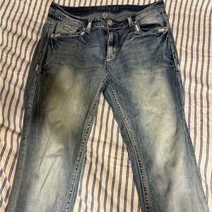 Grace Women’s Faded Blue Relaxed Jeans